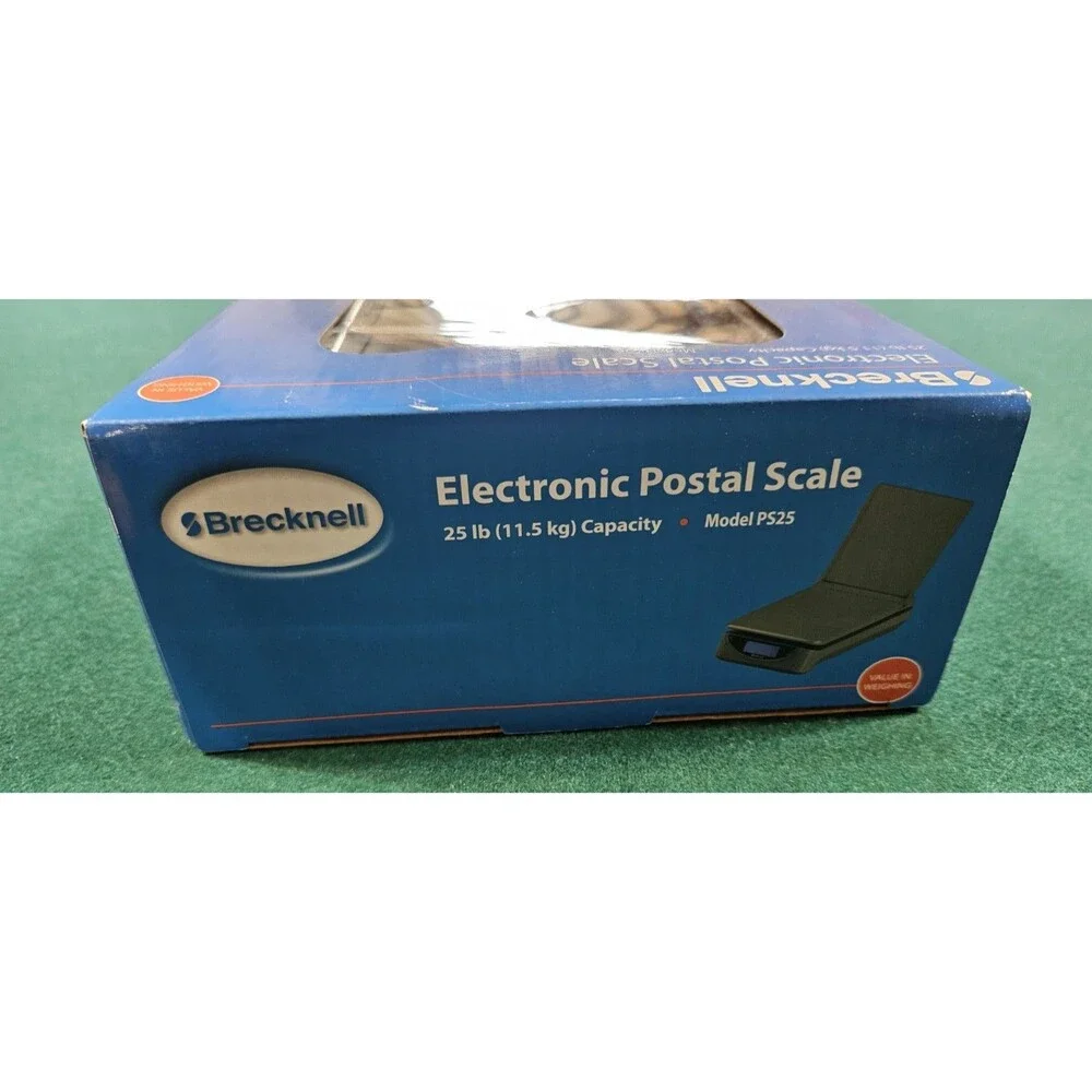 NEW Electronic DIGITAL Postal Scale Brecknell PS25 25 lb x .2 lb Grey portion